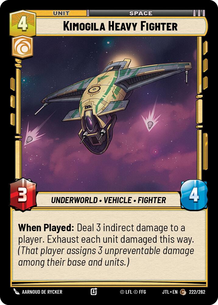 Kimogila Heavy Fighter (222/262) (222/262) [Jump to Lightspeed] | Odin's Place