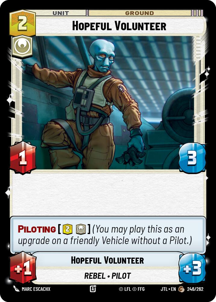Hopeful Volunteer (246/262) (246/262) [Jump to Lightspeed] | Odin's Place