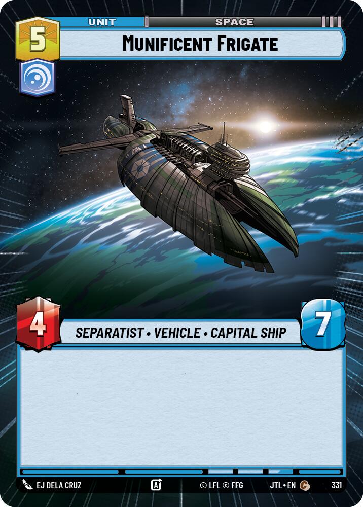 Munificent Frigate (331) (Hyperspace) (331) [Jump to Lightspeed] | Odin's Place