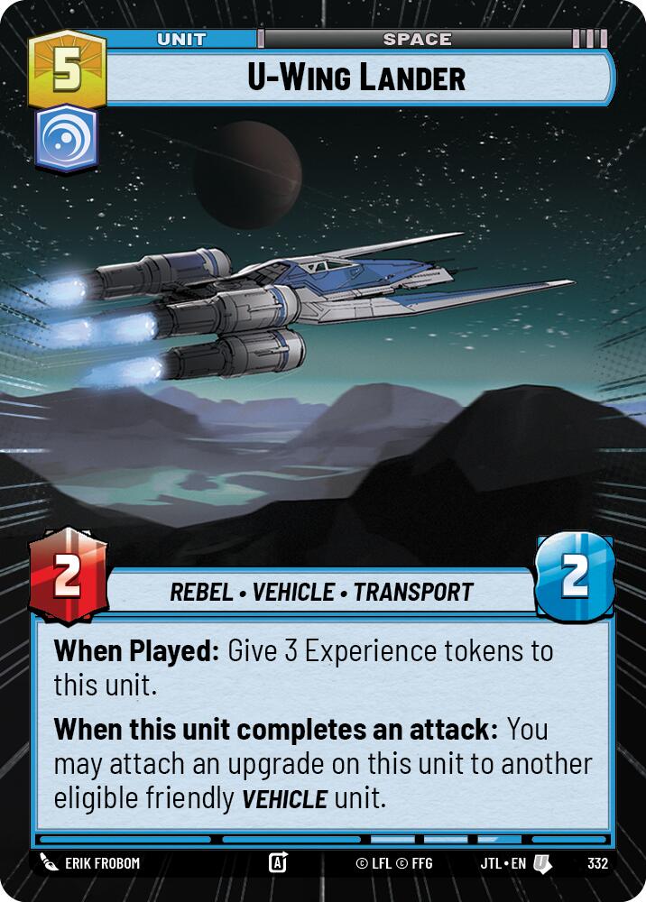 U-Wing Lander (332) (Hyperspace) (332) [Jump to Lightspeed] | Odin's Place