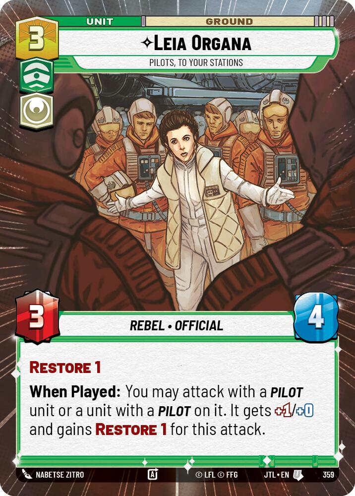Leia Organa - Pilots, To Your Stations (359) (Hyperspace) (359) [Jump to Lightspeed] | Odin's Place