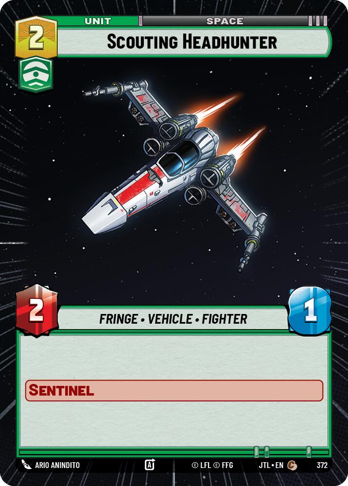 Scouting Headhunter (372) (Hyperspace) (372) [Jump to Lightspeed] | Odin's Place