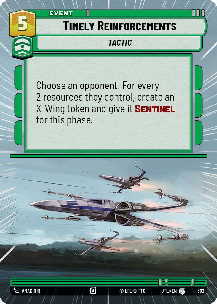 Timely Reinforcements (392) (Hyperspace) (392) [Jump to Lightspeed] | Odin's Place