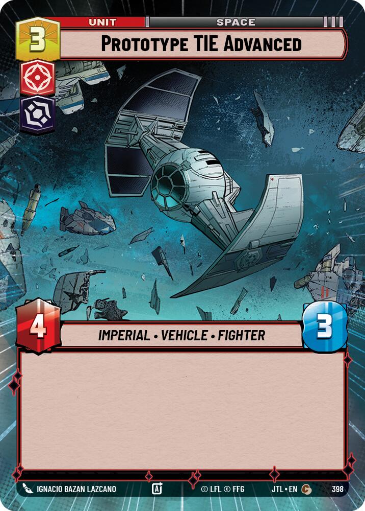 Prototype TIE Advanced (398) (Hyperspace) (398) [Jump to Lightspeed] | Odin's Place