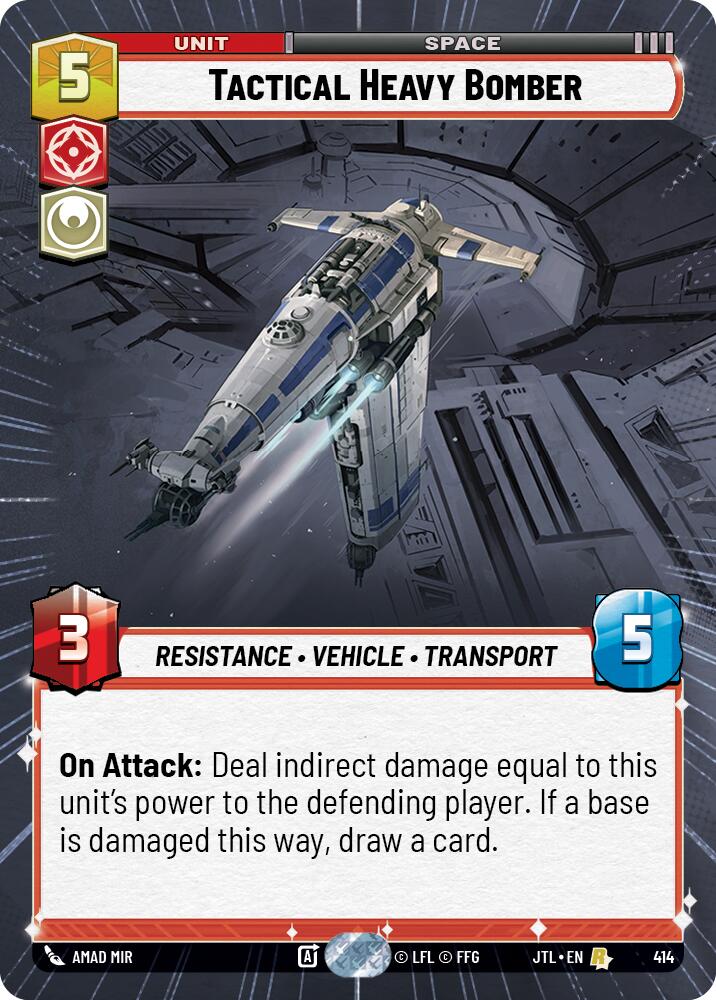 Tactical Heavy Bomber (414) (Hyperspace) (414) [Jump to Lightspeed] | Odin's Place