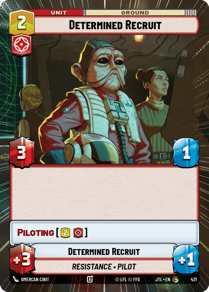 Determined Recruit (421) (Hyperspace) (421) [Jump to Lightspeed] | Odin's Place