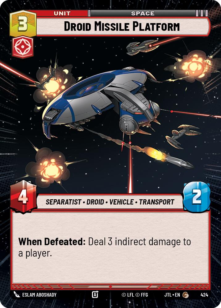 Droid Missile Platform (424) (Hyperspace) (424) [Jump to Lightspeed] | Odin's Place