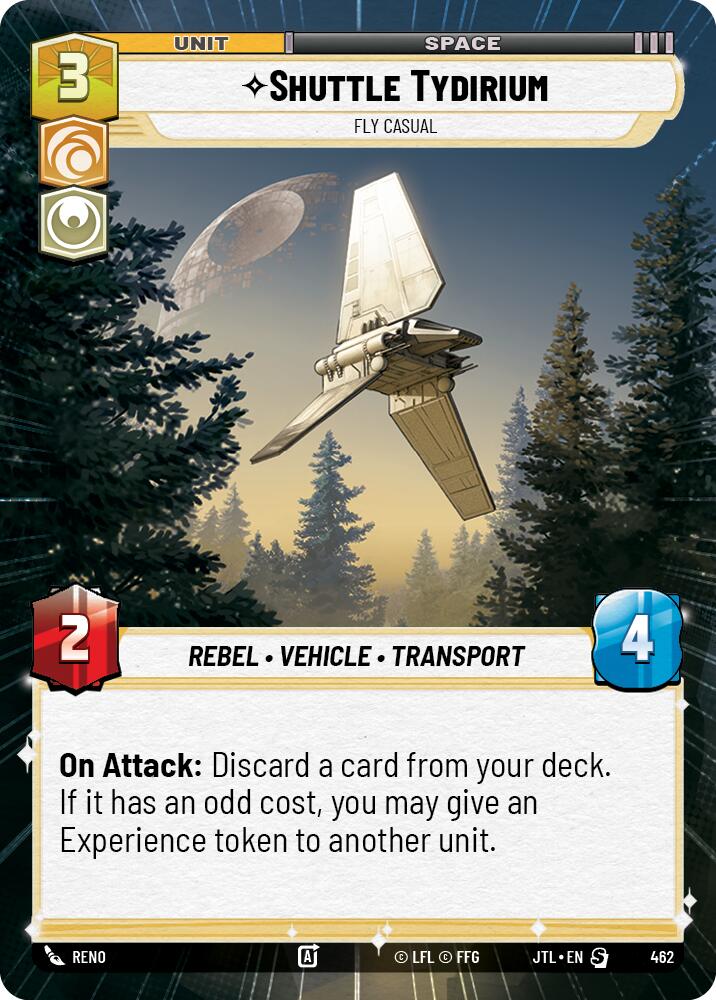 Shuttle Tydirium - Fly Casual (462) (Hyperspace) (462) [Jump to Lightspeed] | Odin's Place