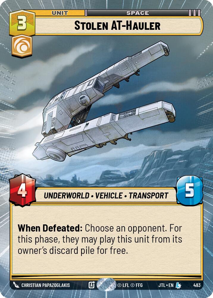 Stolen AT-Hauler (483) (Hyperspace) (483) [Jump to Lightspeed] | Odin's Place