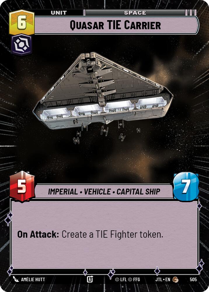 Quasar TIE Carrier (505) (Hyperspace) (505) [Jump to Lightspeed] | Odin's Place