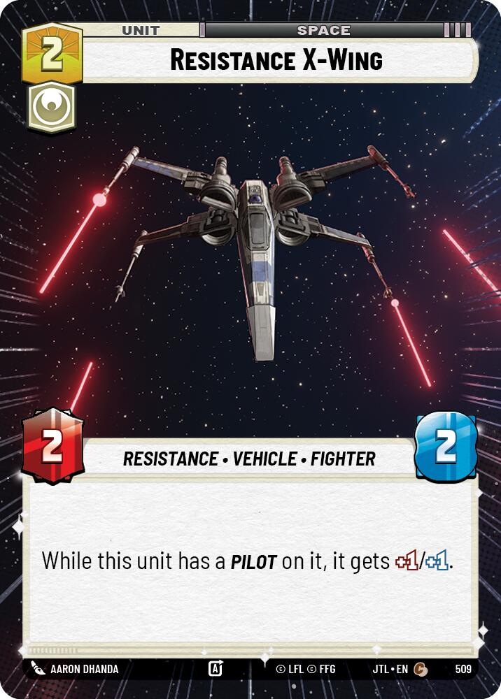 Resistance X-Wing (509) (Hyperspace) (509) [Jump to Lightspeed] | Odin's Place