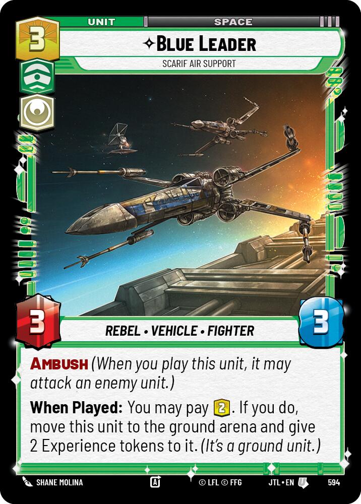 Blue Leader - Scarif Air Support (594) (594) [Jump to Lightspeed] | Odin's Place