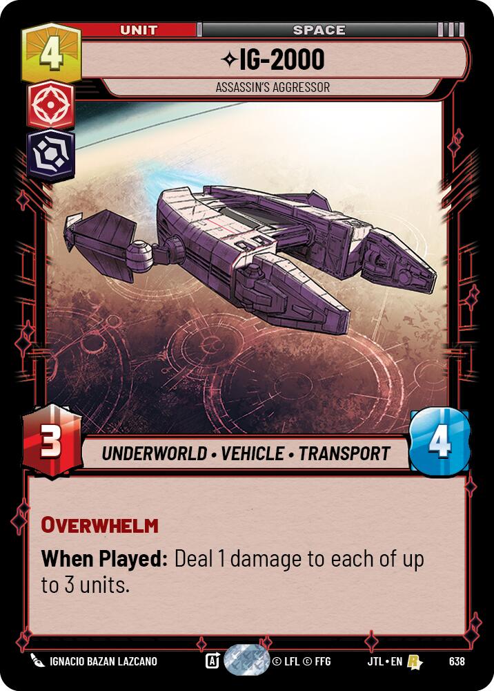 IG-2000 - Assassin's Aggressor (638) (638) [Jump to Lightspeed] | Odin's Place