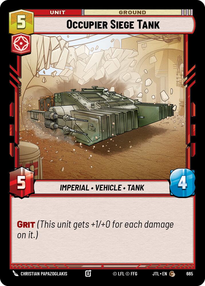 Occupier Siege Tank (665) (665) [Jump to Lightspeed] | Odin's Place