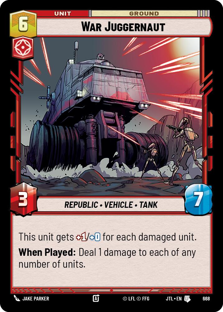 War Juggernaut (668) (668) [Jump to Lightspeed] | Odin's Place