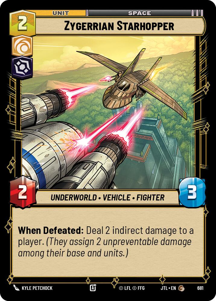 Zygerrian Starhopper (681) (681) [Jump to Lightspeed] | Odin's Place