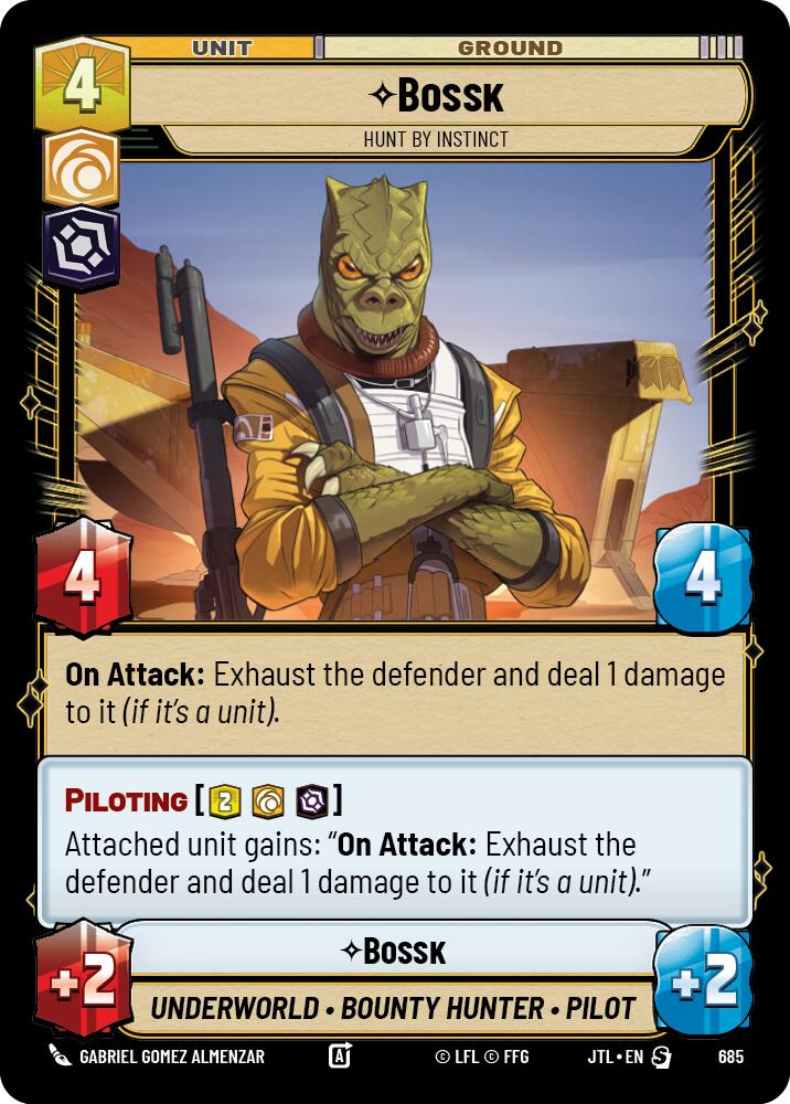 Bossk - Hunt By Instinct (685) (685) [Jump to Lightspeed] | Odin's Place