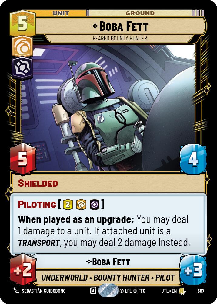 Boba Fett - Feared Bounty Hunter (687) (687) [Jump to Lightspeed] | Odin's Place