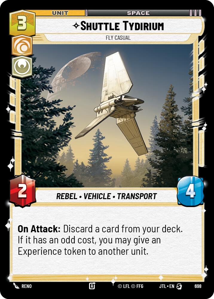 Shuttle Tydirium - Fly Casual (698) (698) [Jump to Lightspeed] | Odin's Place