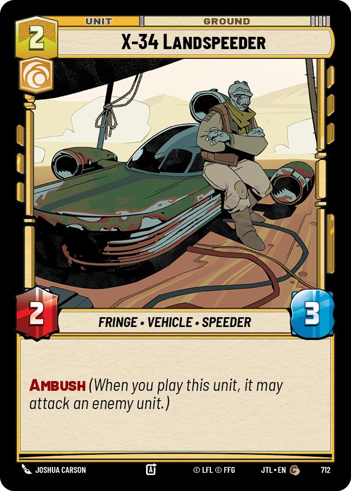 X-34 Landspeeder (712) (712) [Jump to Lightspeed] | Odin's Place