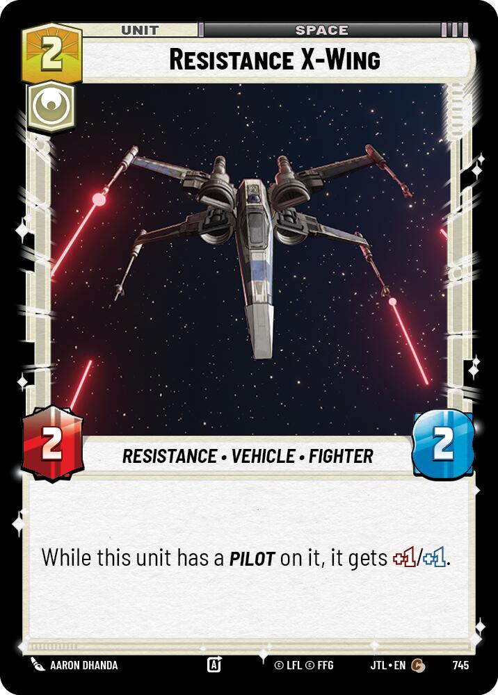 Resistance X-Wing (745) (745) [Jump to Lightspeed] | Odin's Place