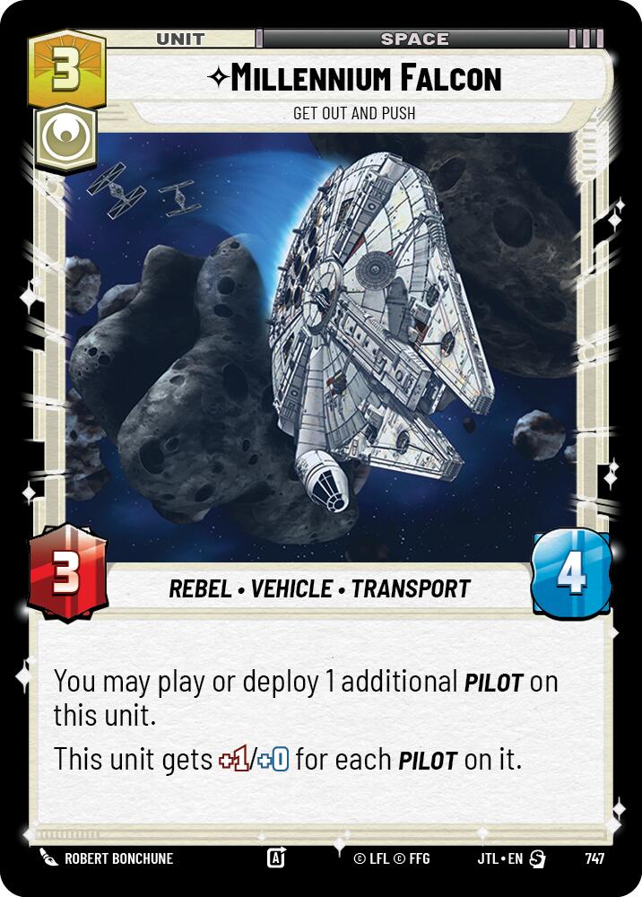 Millennium Falcon - Get Out And Push (747) (747) [Jump to Lightspeed] | Odin's Place