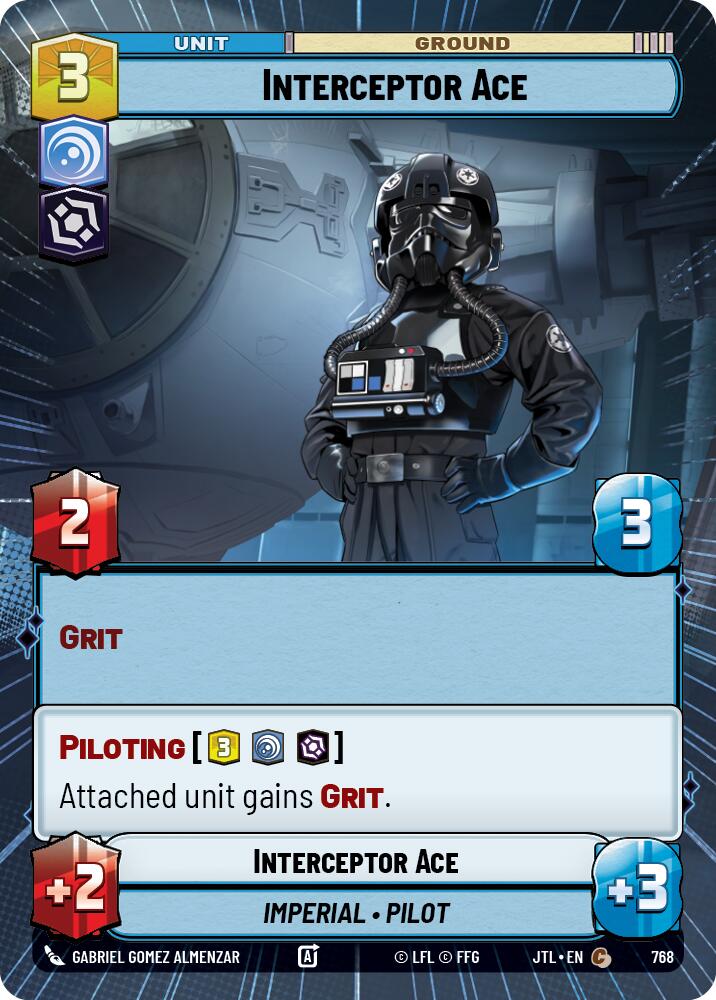 Interceptor Ace (768) (Hyperspace Foil) (768) [Jump to Lightspeed] | Odin's Place