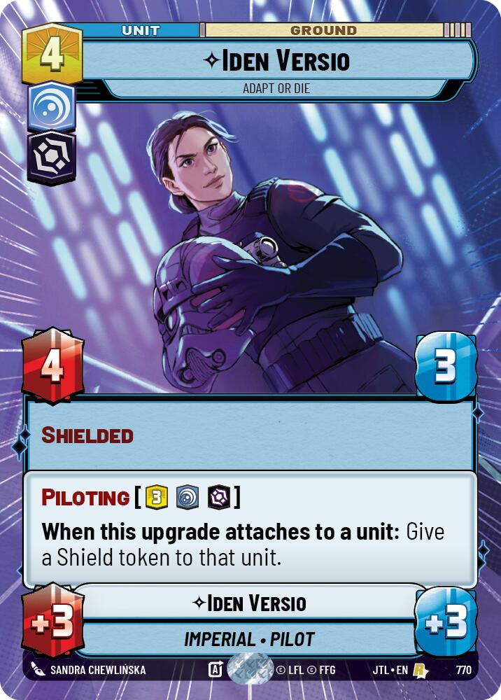 Iden Versio - Adapt or Die (770) (Hyperspace Foil) (770) [Jump to Lightspeed] | Odin's Place