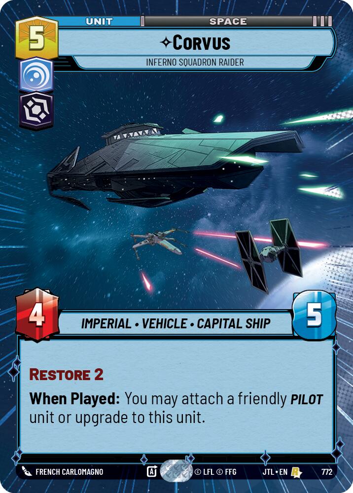 Corvus - Inferno Squadron Raider (772) (Hyperspace Foil) (772) [Jump to Lightspeed] | Odin's Place