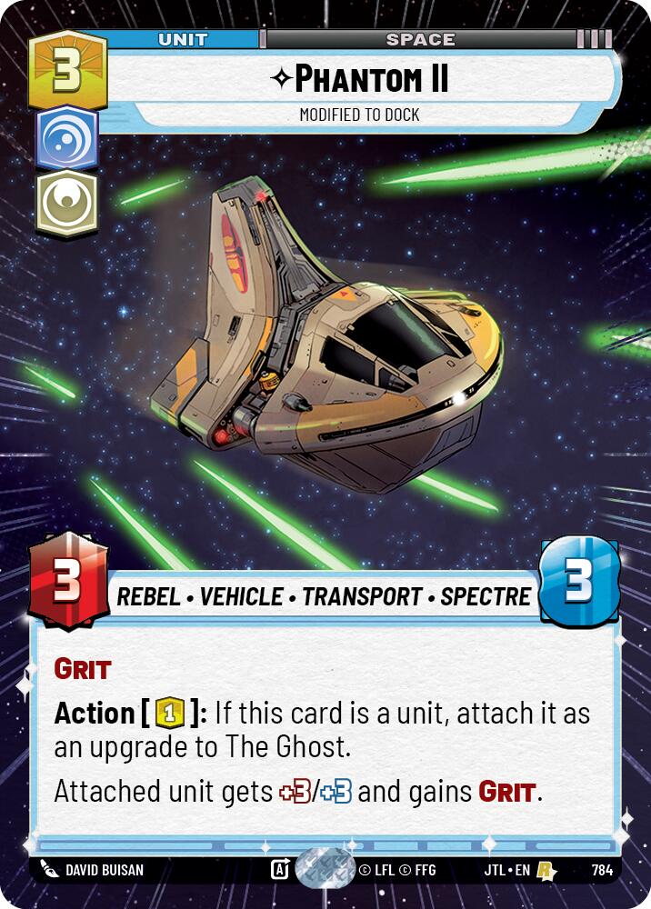 Phantom II - Modified to Dock (784) (Hyperspace Foil) (784) [Jump to Lightspeed] | Odin's Place
