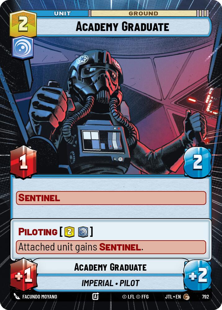 Academy Graduate (792) (Hyperspace Foil) (792) [Jump to Lightspeed] | Odin's Place