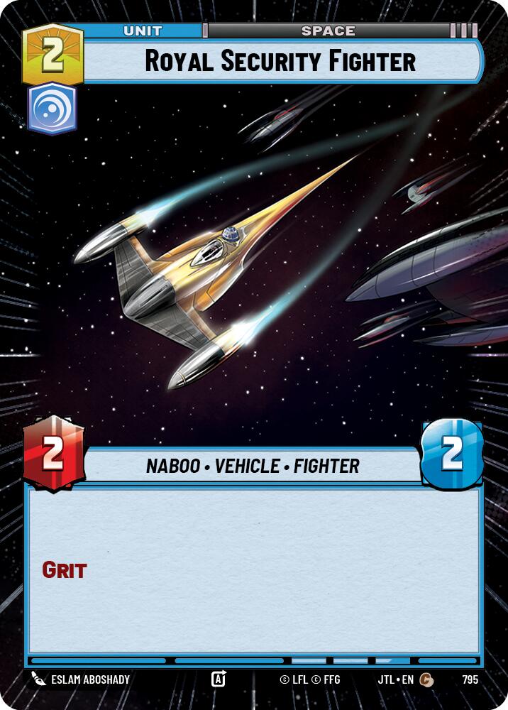 Royal Security Fighter (795) (Hyperspace Foil) (795) [Jump to Lightspeed] | Odin's Place
