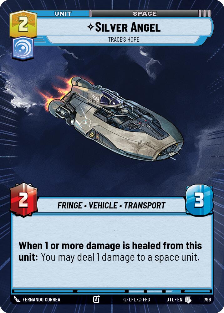 Silver Angel - Trace's Hope (796) (Hyperspace Foil) (796) [Jump to Lightspeed] | Odin's Place