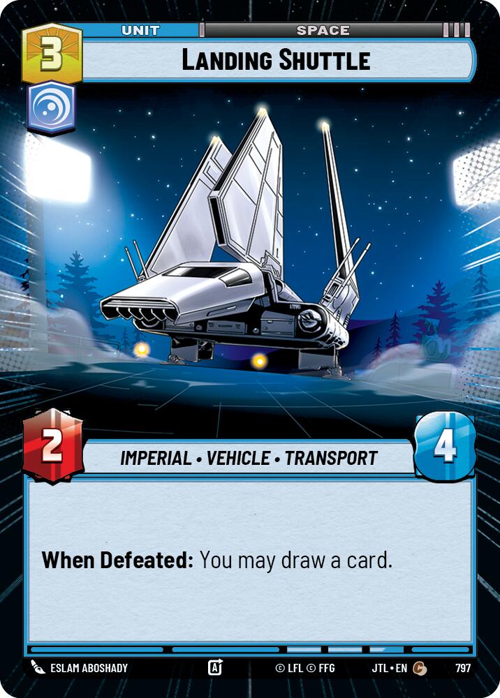 Landing Shuttle (797) (Hyperspace Foil) (797) [Jump to Lightspeed] | Odin's Place