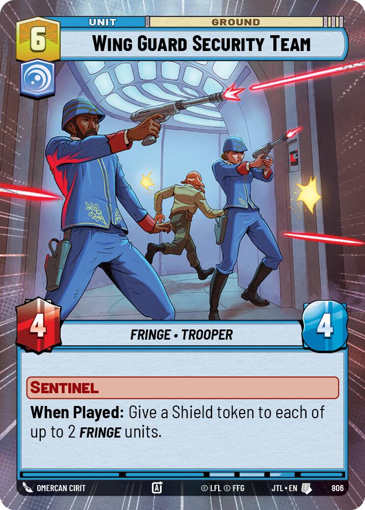 Wing Guard Security Team (806) (Hyperspace Foil) (806) [Jump to Lightspeed] | Odin's Place