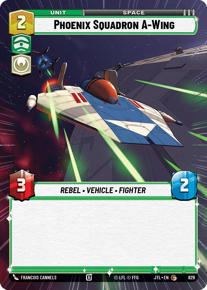Phoenix Squadron A-Wing (829) (Hyperspace Foil) (829) [Jump to Lightspeed] | Odin's Place