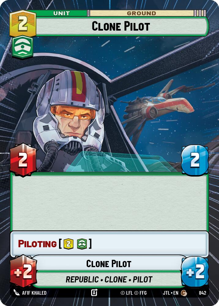 Clone Pilot (842) (Hyperspace Foil) (842) [Jump to Lightspeed] | Odin's Place