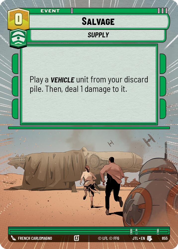 Salvage (855) (Hyperspace Foil) (855) [Jump to Lightspeed] | Odin's Place