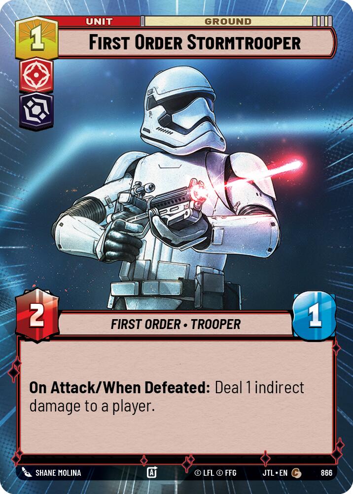 First Order Stormtrooper (866) (Hyperspace Foil) (866) [Jump to Lightspeed] | Odin's Place