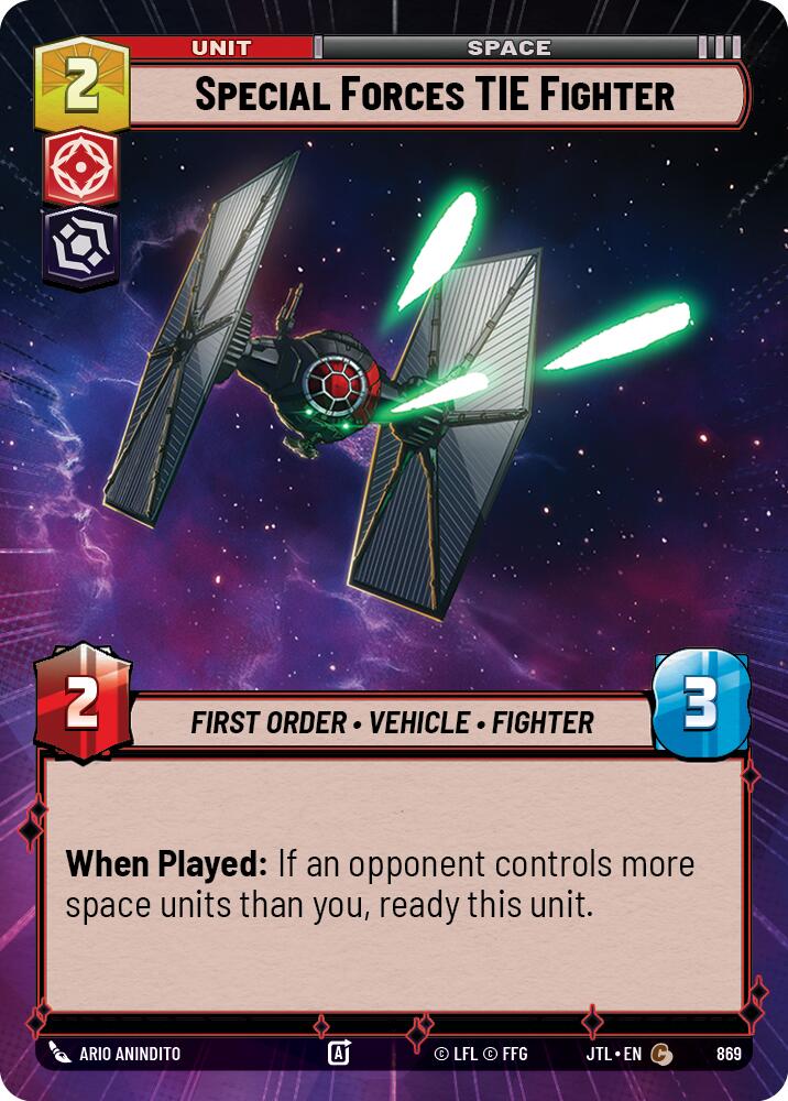 Special Forces TIE Fighter (869) (Hyperspace Foil) (869) [Jump to Lightspeed] | Odin's Place