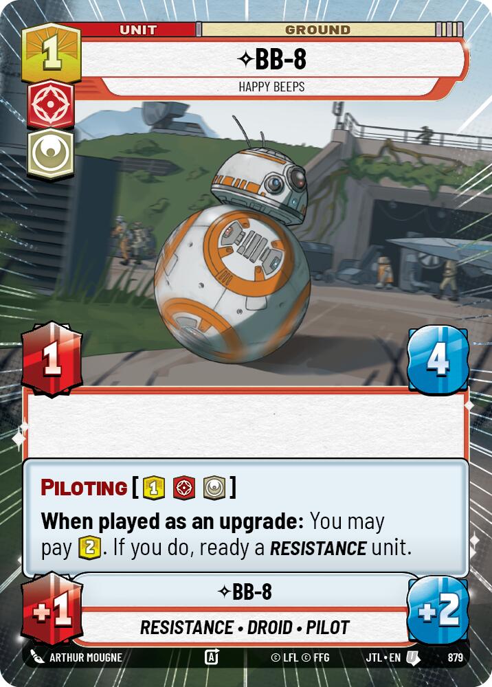BB-8 - Happy Beeps (879) (Hyperspace Foil) (879) [Jump to Lightspeed] | Odin's Place