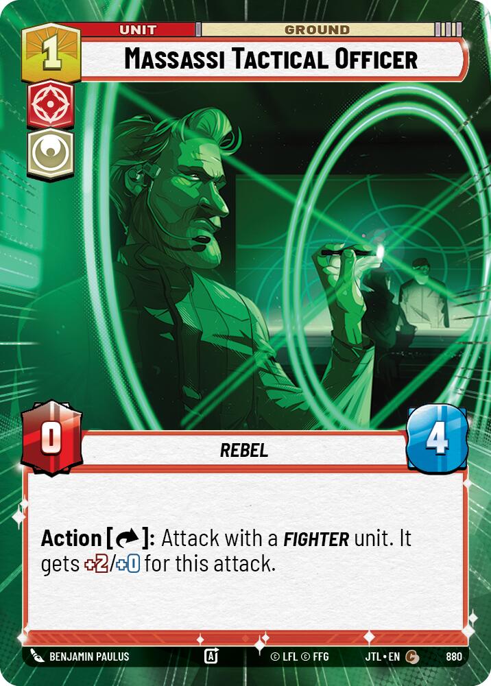 Massassi Tactical Officer (880) (Hyperspace Foil) (880) [Jump to Lightspeed] | Odin's Place