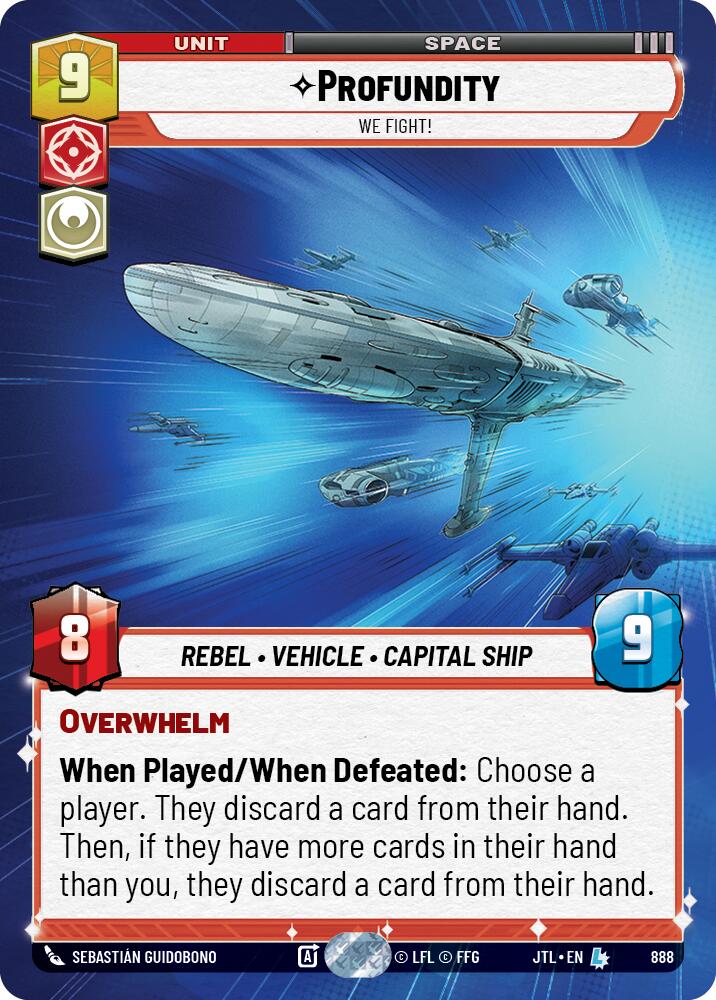 Profundity - We Fight! (888) (Hyperspace Foil) (888) [Jump to Lightspeed] | Odin's Place