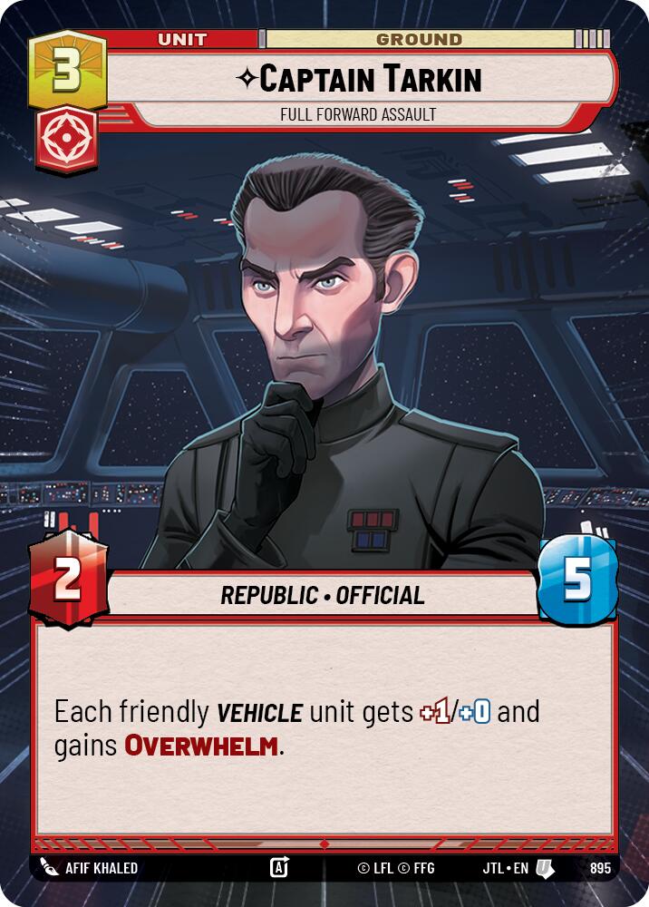 Captain Tarkin - Full Forward Assault (895) (Hyperspace Foil) (895) [Jump to Lightspeed] | Odin's Place