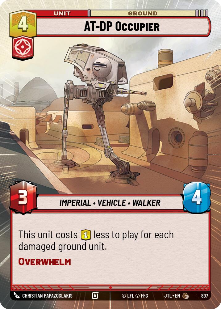 AT-DP Occupier (897) (Hyperspace Foil) (897) [Jump to Lightspeed] | Odin's Place