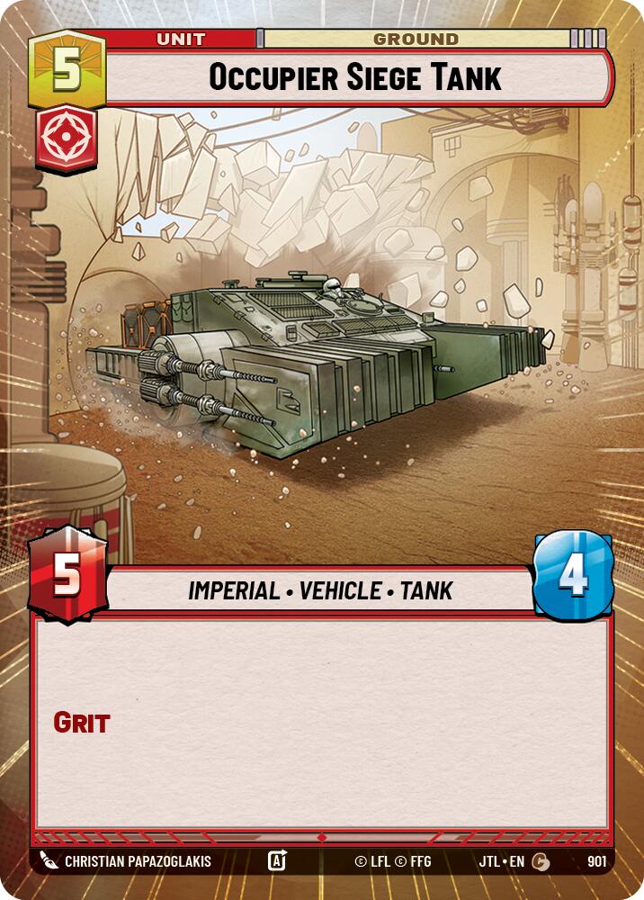 Occupier Siege Tank (901) (Hyperspace Foil) (901) [Jump to Lightspeed] | Odin's Place