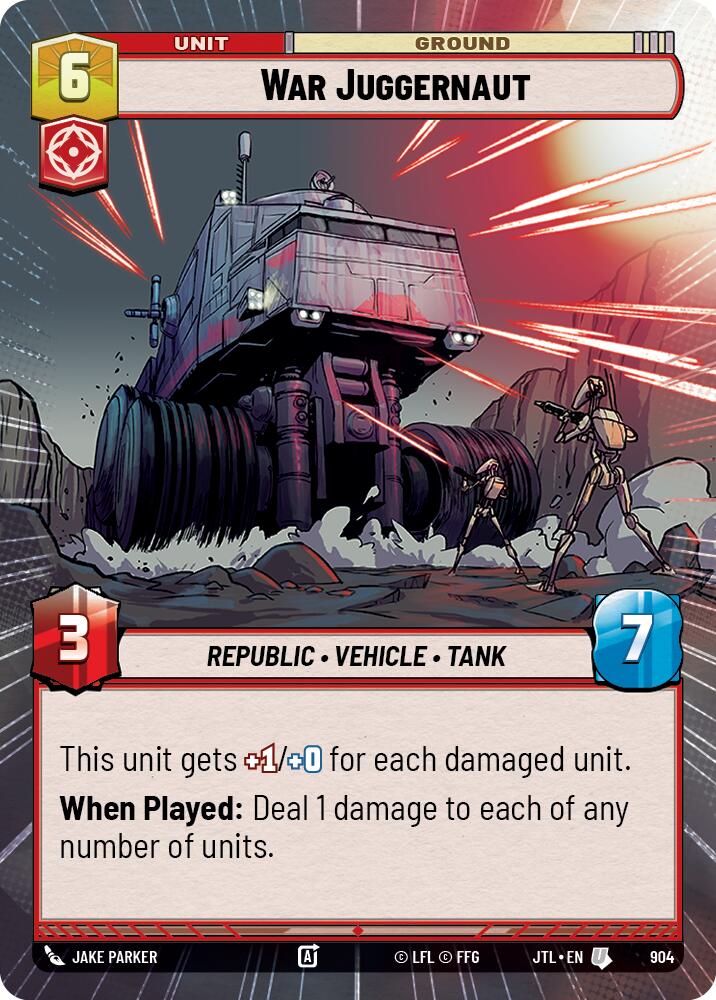 War Juggernaut (904) (Hyperspace Foil) (904) [Jump to Lightspeed] | Odin's Place