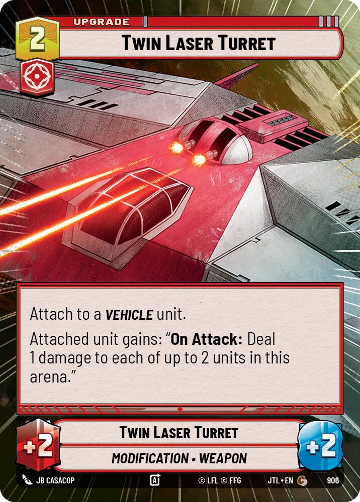 Twin Laser Turret (906) (Hyperspace Foil) (906) [Jump to Lightspeed] | Odin's Place