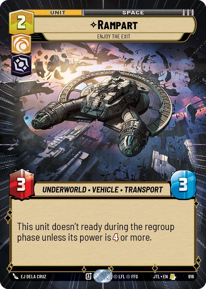 Rampart - Enjoy the Exit (916) (Hyperspace Foil) (916) [Jump to Lightspeed] | Odin's Place