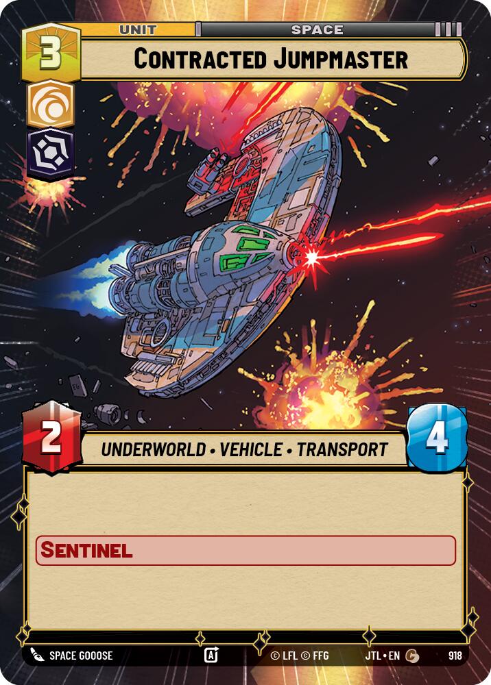 Contracted Jumpmaster (918) (Hyperspace Foil) (918) [Jump to Lightspeed] | Odin's Place